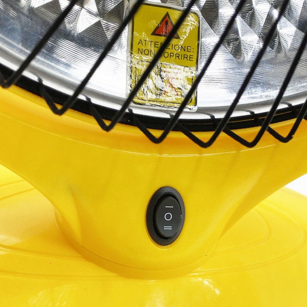 Stufa al carbonio a parabola 600W Zenith 383004...