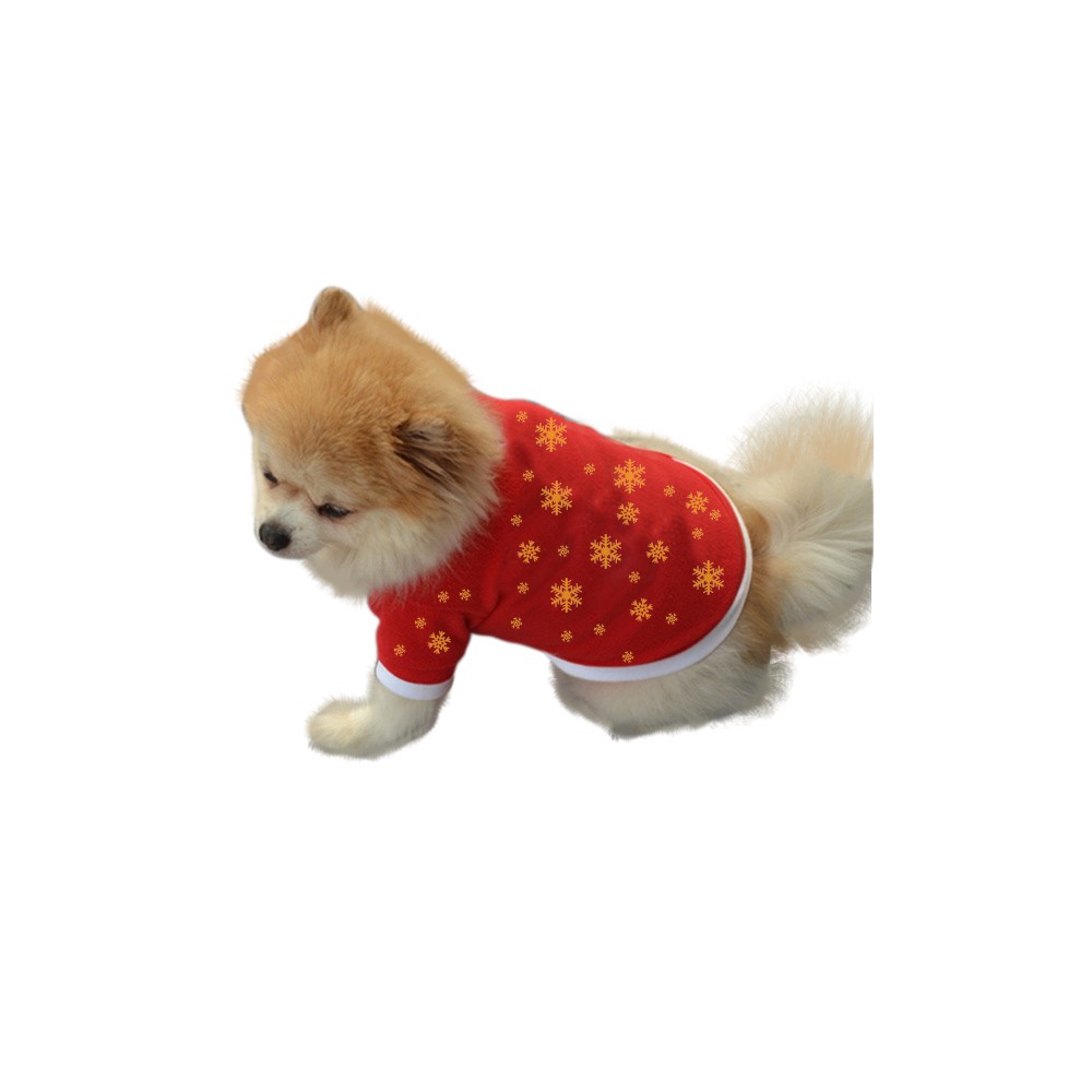 Vestito natalizio 6097V2 stampa GOCCE DI NEVE...