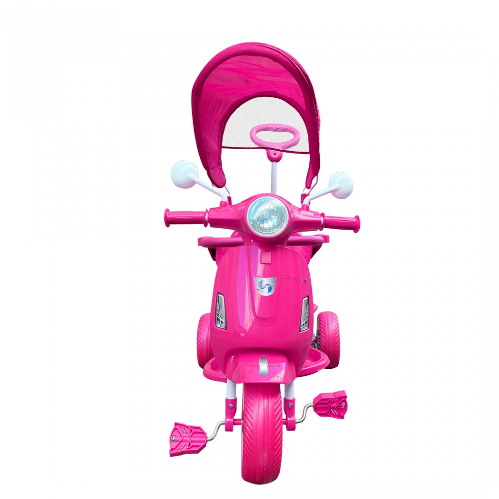 Triciclo a spinta bambini LT916 doppio freno e...