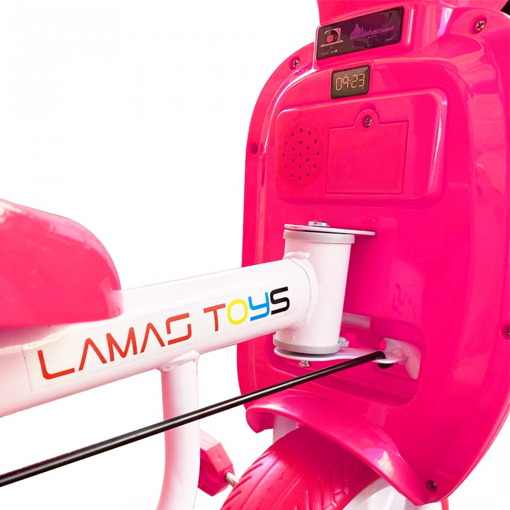 Triciclo a spinta bambini LT916 doppio freno e...