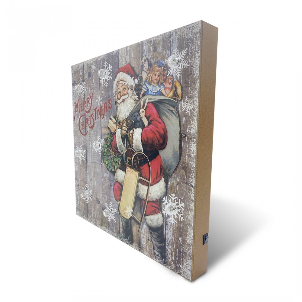 Quadro natalizio BABBO NATALE 782312 con luci...