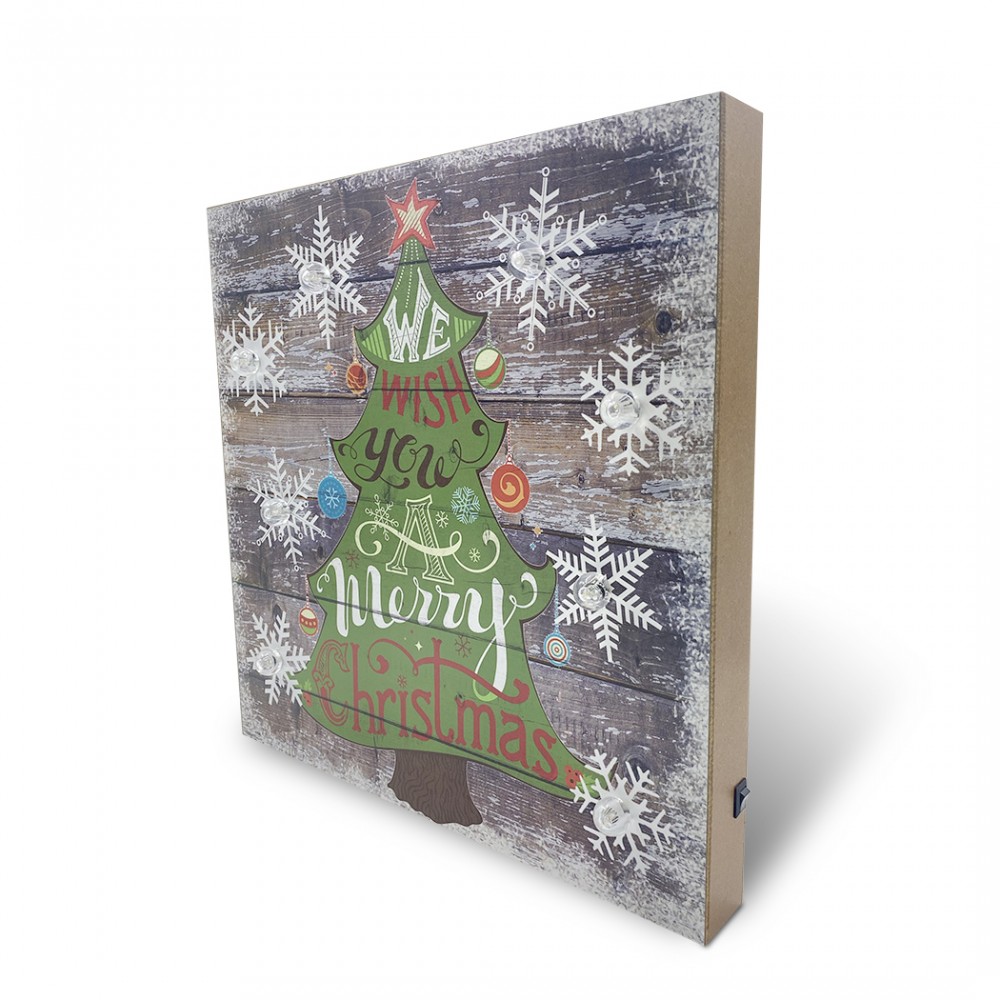 Quadro natalizio ALBERO CLASSIC 782312 con luci...