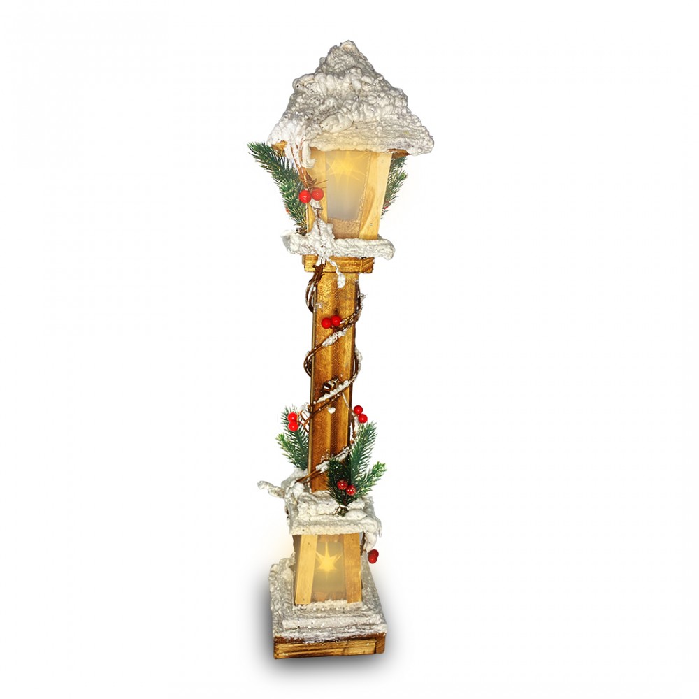 Lampione di Natale 662447 in legno lanterna...