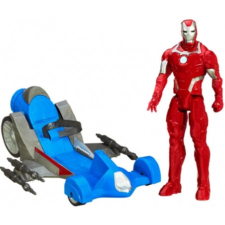 Avengers Iron Man 799434 veicolo e personaggio da 30h cm compatibile Titan Hero