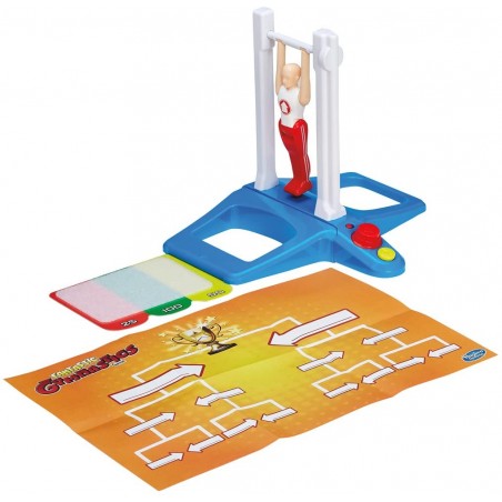 Gioco di società Hasbro 373666 FANTASTIC GYMNASTICS atterra in piedi e vinci
