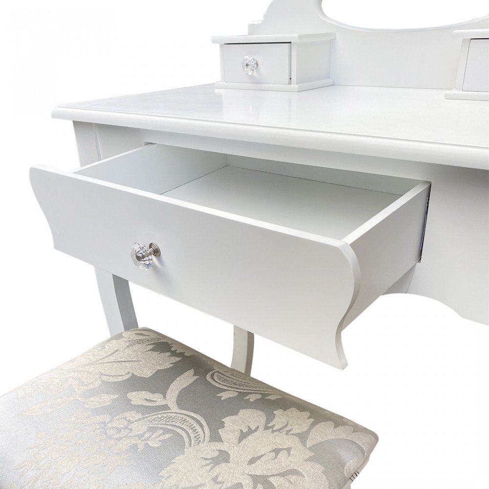 Specchiera consolle 398004 comò con sgabello...