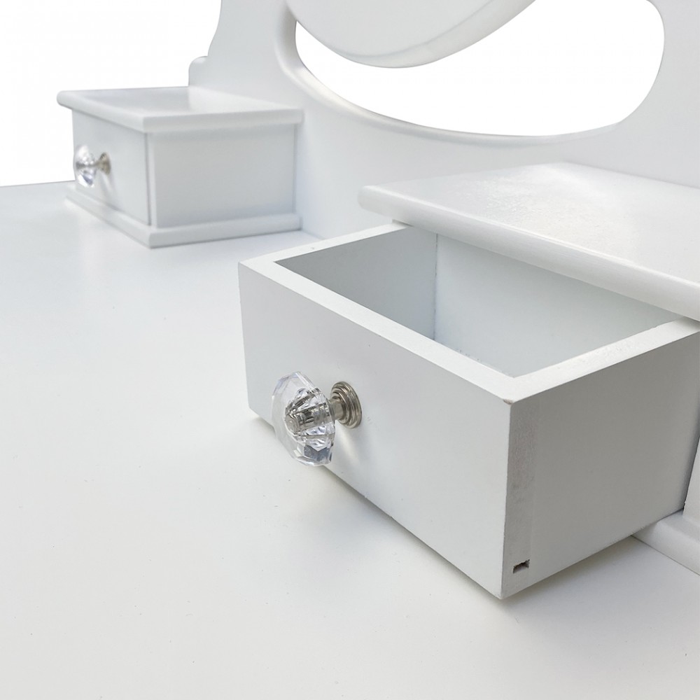 Specchiera consolle 398004 comò con sgabello...