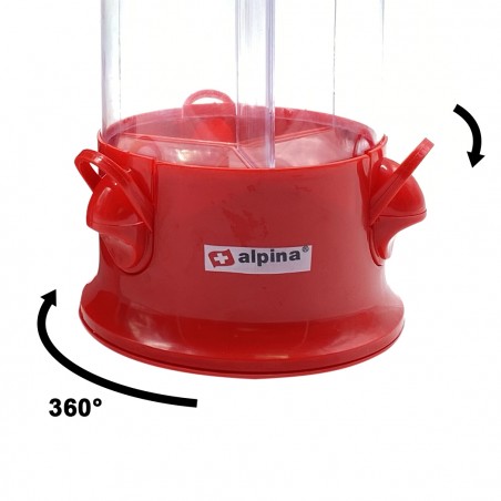Distributore di caramelle 113418 ALPINA con base ruotante a 360° e 3 scomparti