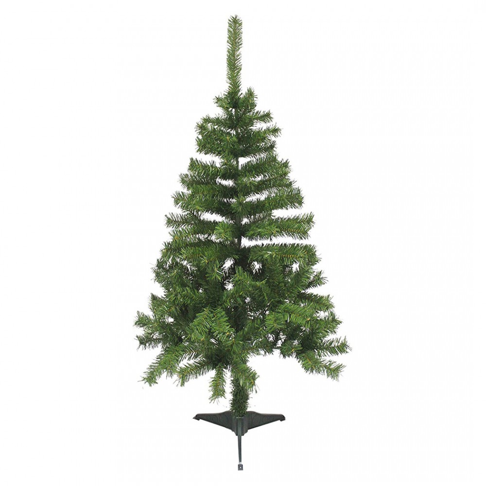 Albero di Natale 120H cm 164068 con 145 rami pieghevoli in PVC abete artificiale