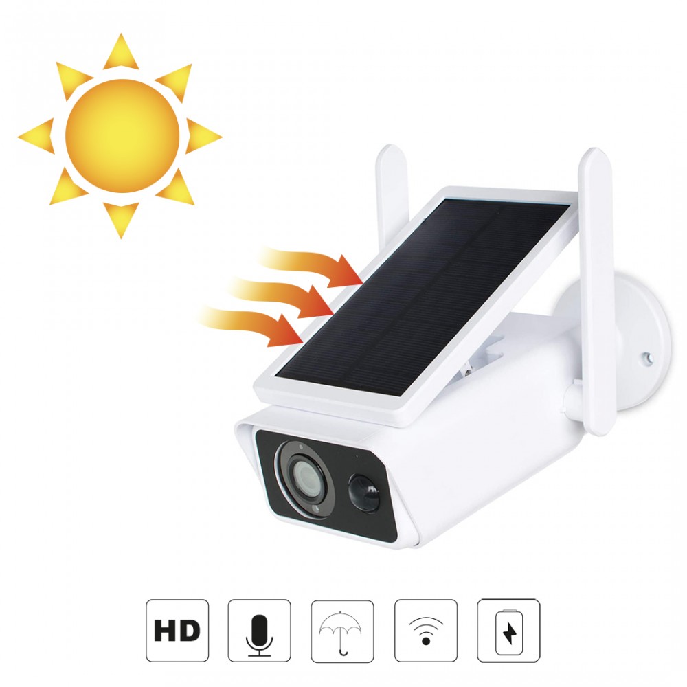 Telecamera ip Wifi 717222 con ricarica solare...