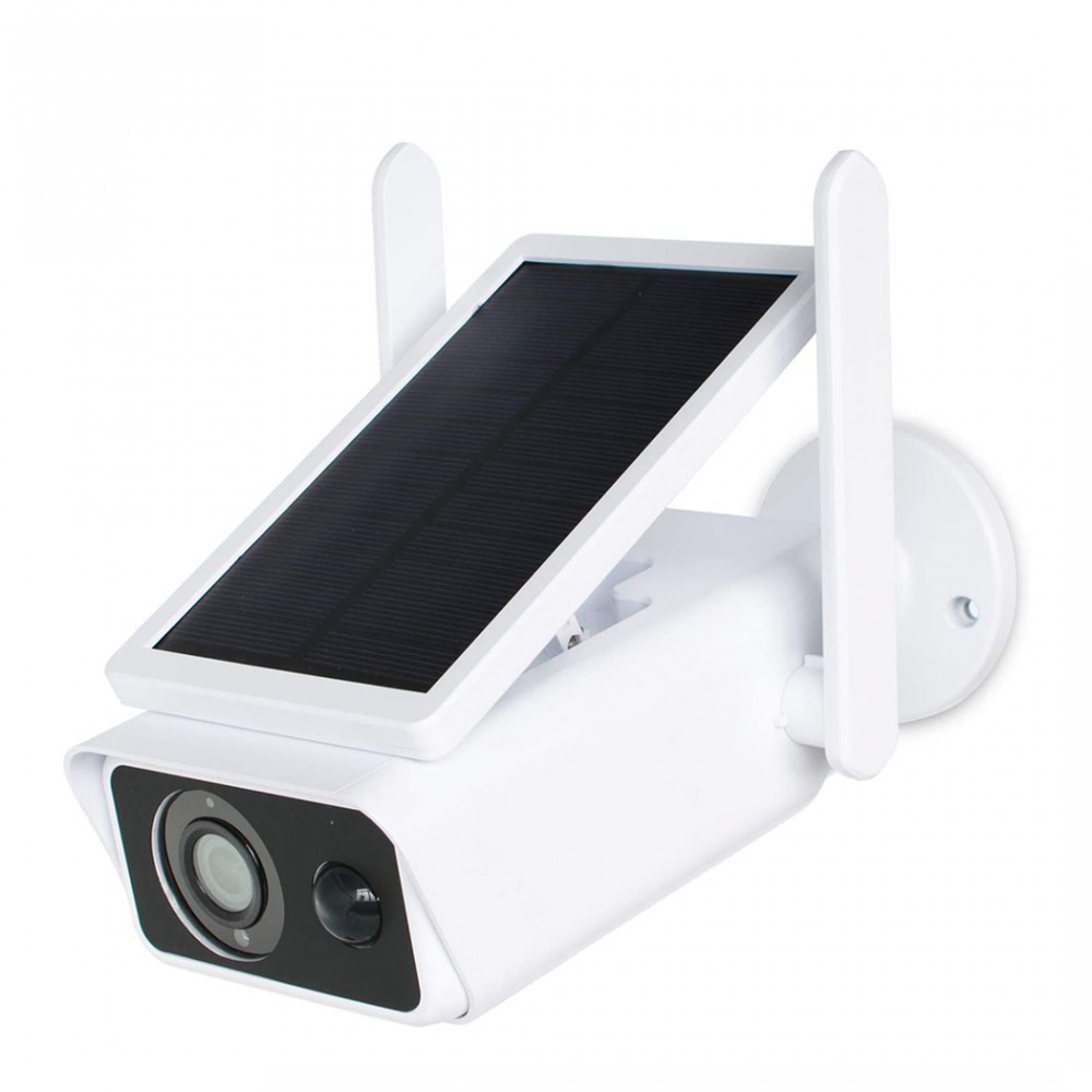 Image of Telecamera ip Wifi 717222 con ricarica solare videocamera CMOS IP66 2MP con app