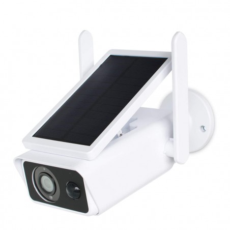 Telecamera ip Wifi 717222 con ricarica solare videocamera CMOS IP66 2MP con app