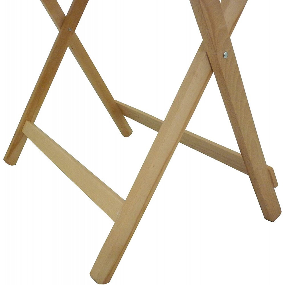 Tavolo pieghevole 80 x 60 cm in legno naturale...