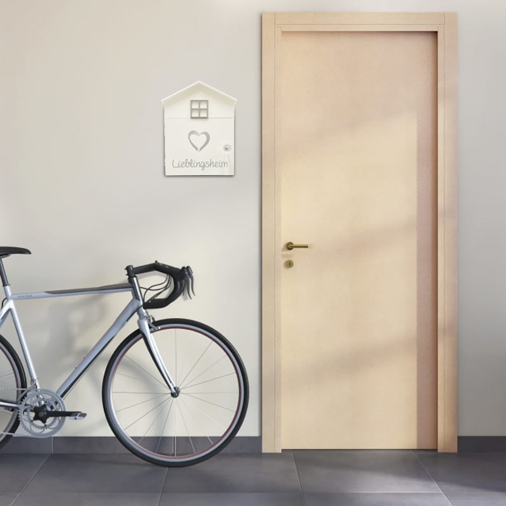 Cassetta porta chiavi 144234 in legno bianco 24...