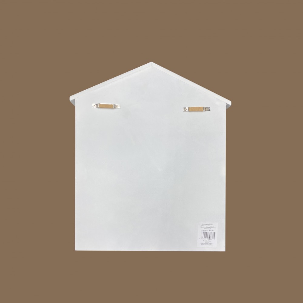 Cassetta porta chiavi 144234 in legno bianco 24...