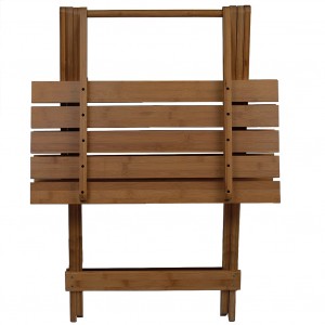 Tavolo pieghevole 80 x 60 cm legno color Noce MAS116... 2