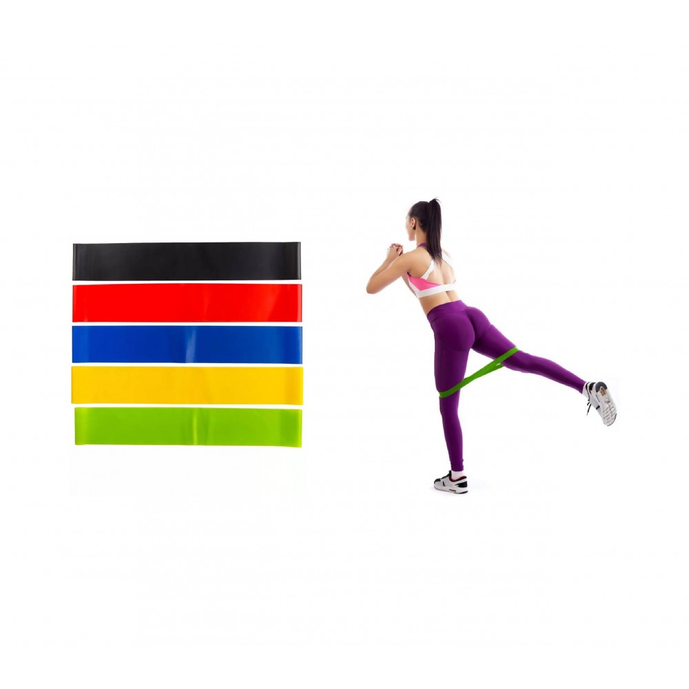 Set 5 pz elastici colorati per fitness 187493...