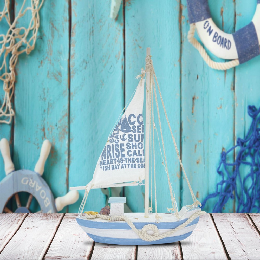 Barchetta a vela in legno 830351 da collezione...