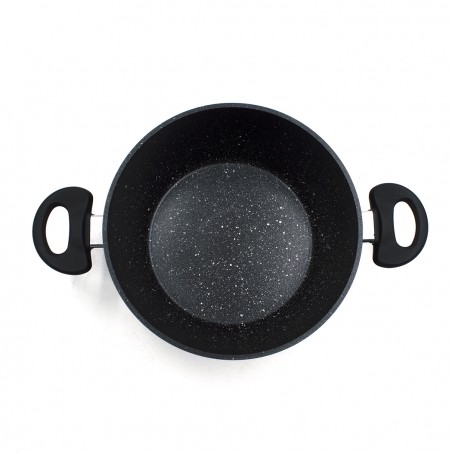 DGBAVARIA batteria 14 pezzi 103665 tegami e casseruole NERA con mestoli