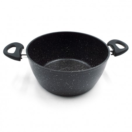 DGBAVARIA batteria 14 pezzi 103665 tegami e casseruole NERA con mestoli