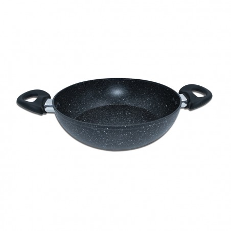 DGBAVARIA batteria 14 pezzi 103665 tegami e casseruole NERA con mestoli