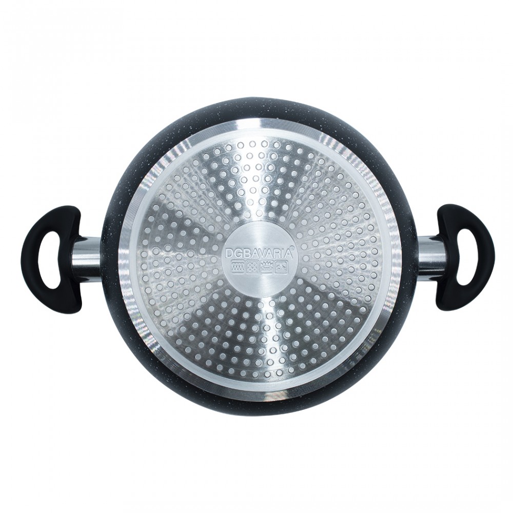 DGBAVARIA batteria 14 pezzi 103665 tegami e...