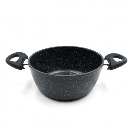 DGBAVARIA batteria 14 pezzi 103665 tegami e casseruole NERA con mestoli