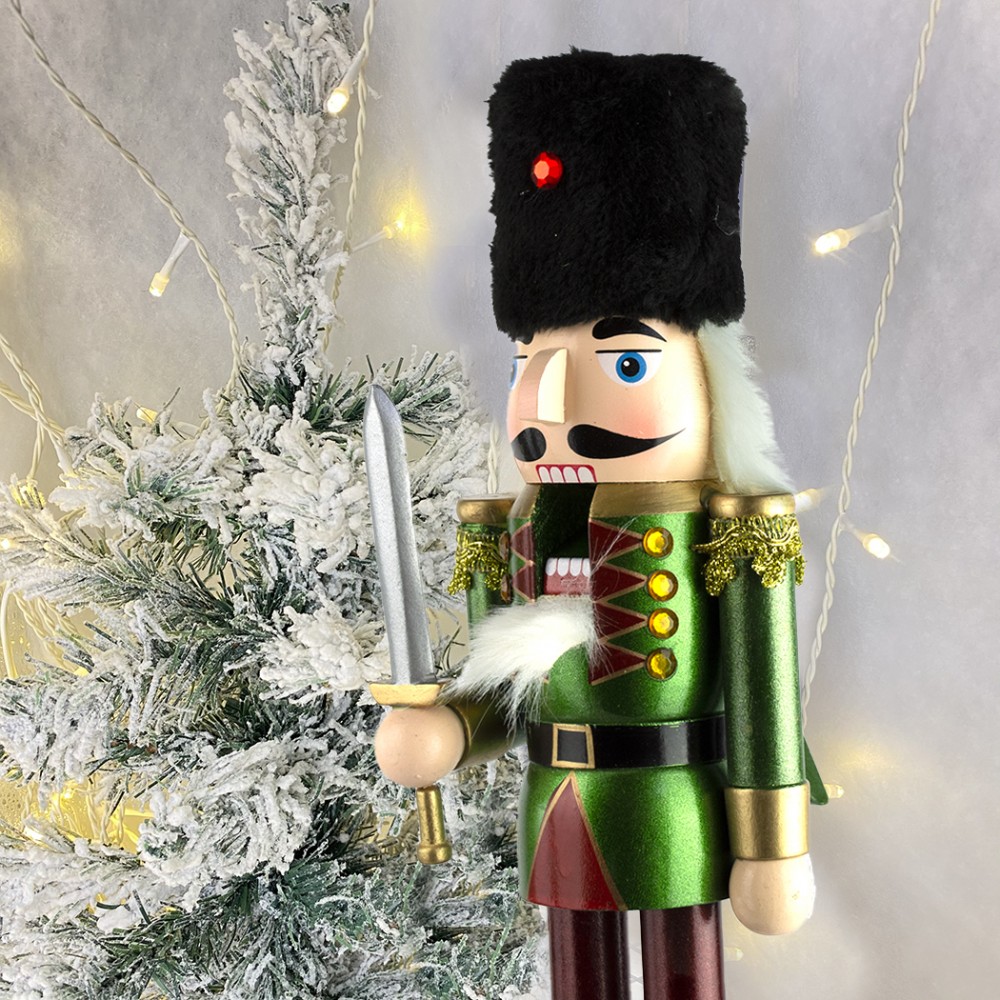 Schiaccianoci 6107089 Soldato In Legno Da 36 Cm...