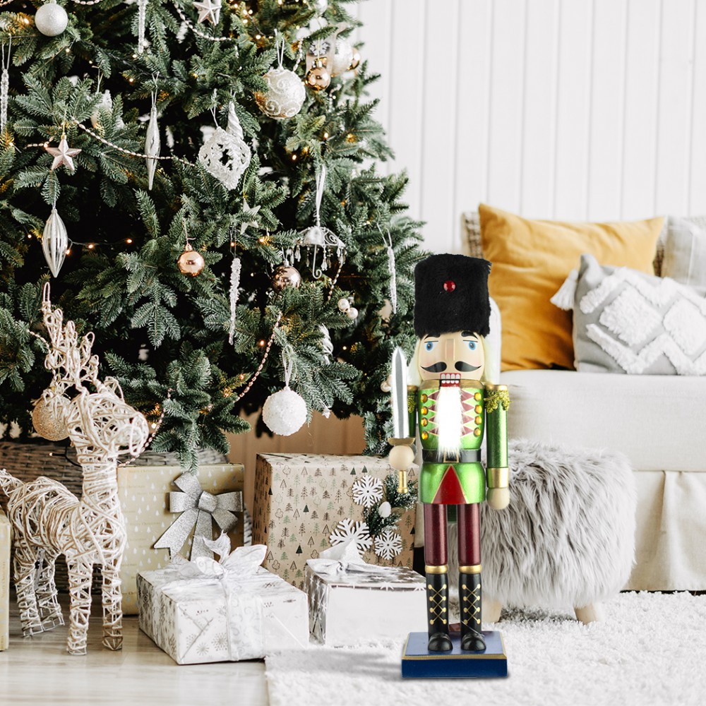 Schiaccianoci 6107089 Soldato In Legno Da 36 Cm...