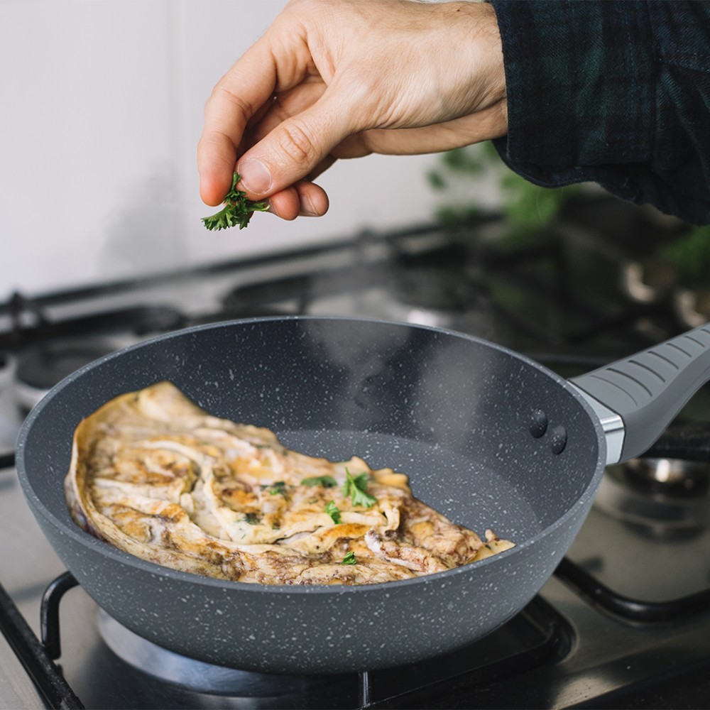 DGBAVARIA batteria 11 pz 103627 GRIGIO padelle...