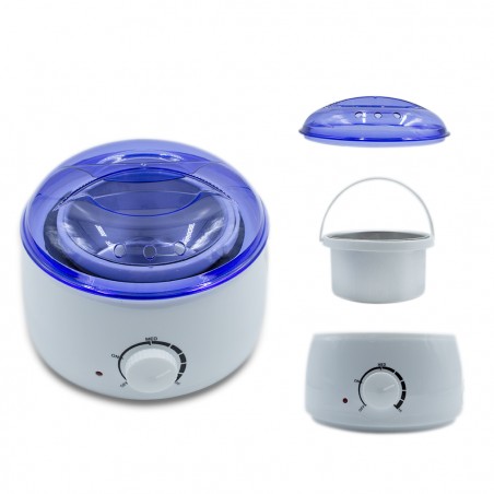 Fornello Scalda Cera con Termostato Elettrico 100W per Ceretta Depilazione 400ml