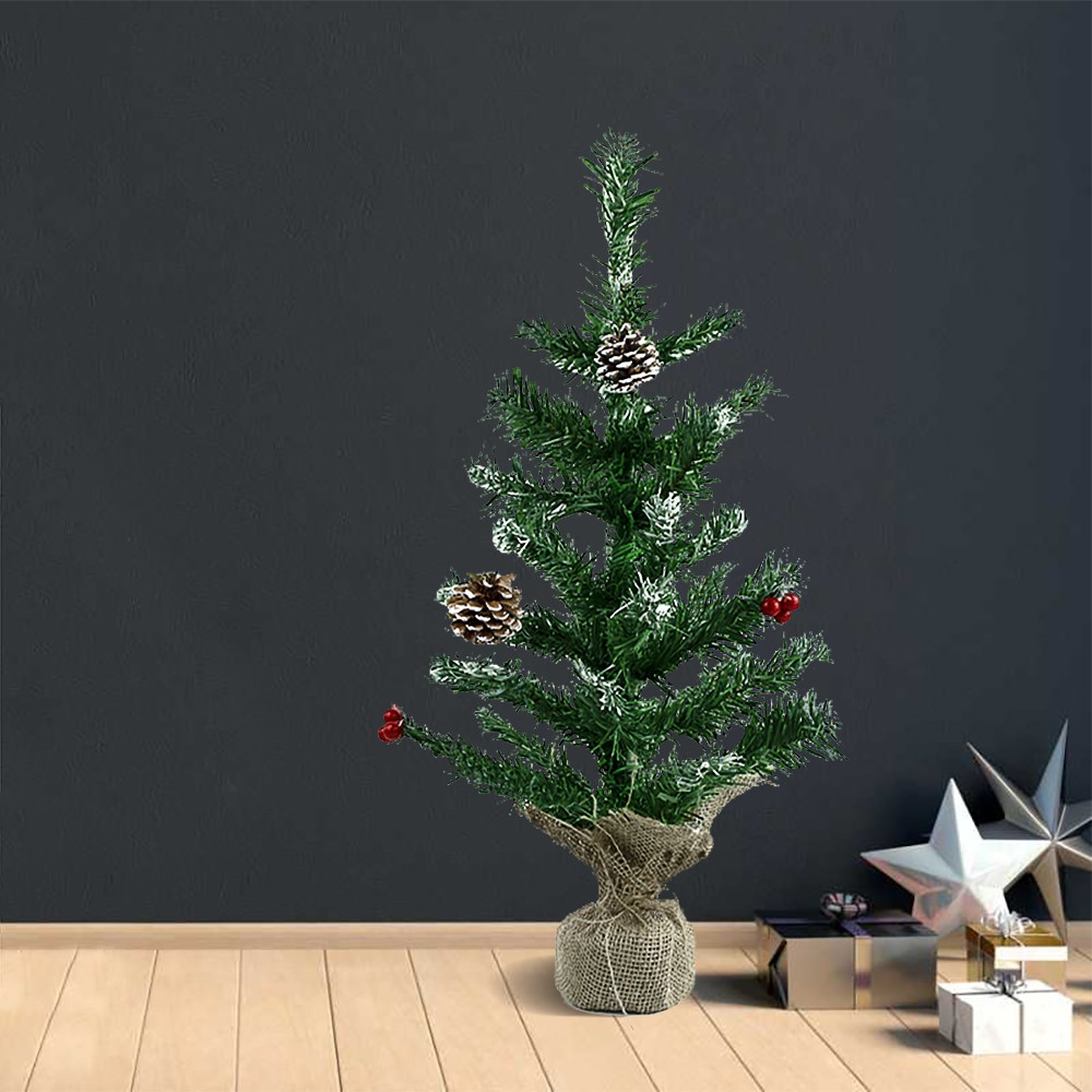 Albero Di Natale 60H Cm 309020 Con base in juta...