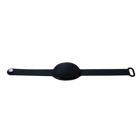 Dispenser bracciale in silicone porta igienizzante con bottiglia ricaricabile