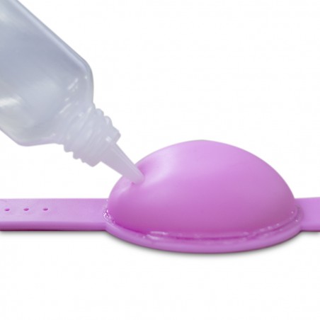 Set da 4 Dispenser bracciale in silicone porta gel con bottiglia ricaricabile