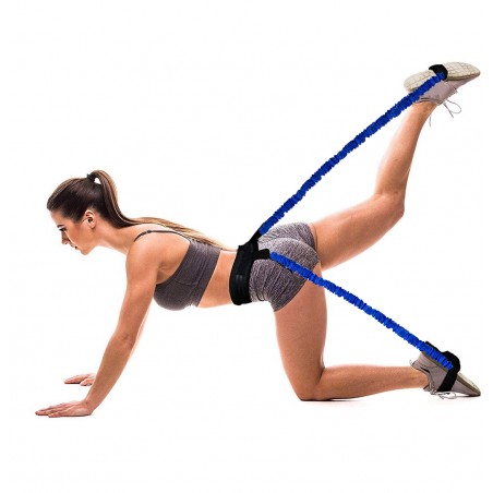 Bande elastiche di resistenza 187486 ganci cintura e borsa JUMP ROPE TRAINER