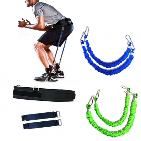 Bande elastiche di resistenza 187486 ganci cintura e borsa JUMP ROPE TRAINER