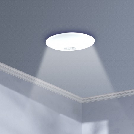 Ufo lampada circolare con musica e colori RGB telecomando e bluethooth 24W