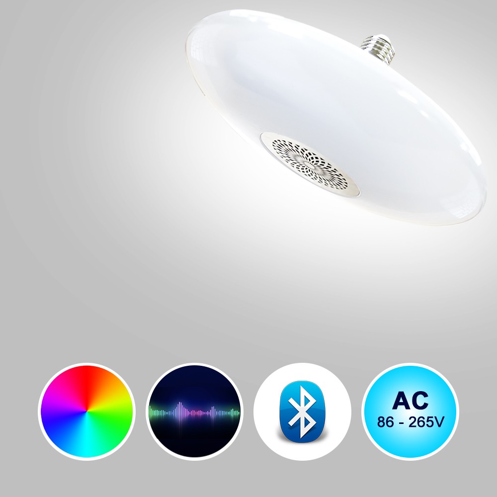 Ufo lampada circolare con musica e colori RGB...