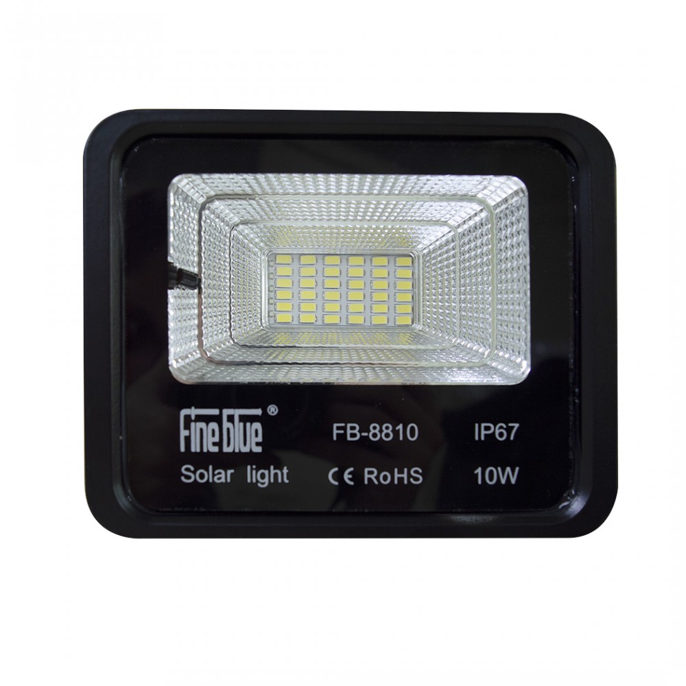 Faro led con ricarica solare 10W impermeabile...