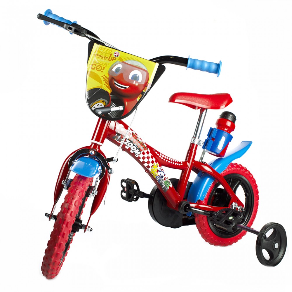 Bicicletta Ricky Zoom taglia 12 bici per bambini età 3-5 anni con rotelle