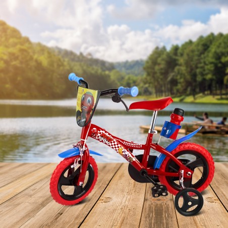 Bicicletta Ricky Zoom taglia 12 bici per bambini età 3-5 anni con rotelle