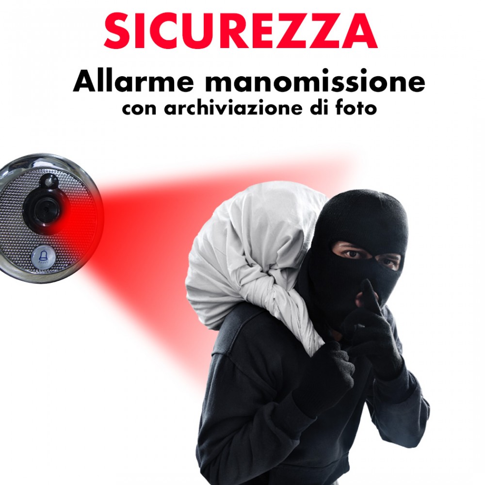 Spioncino elettronico telecamera display...