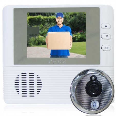 Spioncino elettronico telecamera display digitale colori lcd 2 zoom 3x peephole