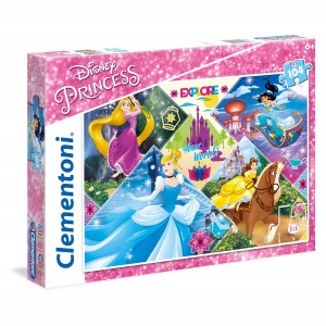 Puzzle Disney Princess 270910 con 4 principesse 48,5x33,5...