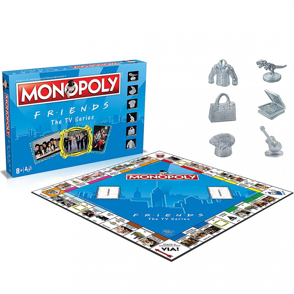 Monopoly Friends serie TV 036498 da 2 a 6 giocatori 40x5x27 cm Winning Moves