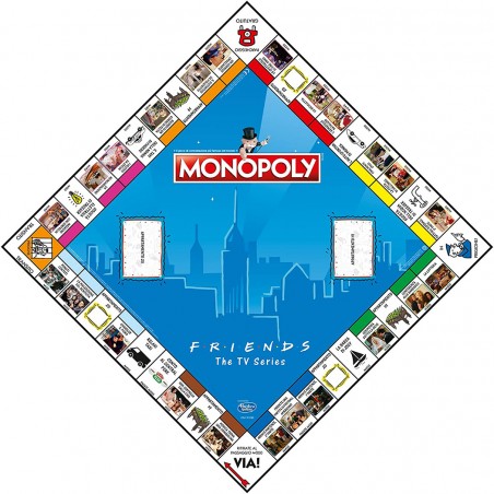 Monopoly Friends serie TV 036498 da 2 a 6 giocatori 40x5x27 cm Winning Moves