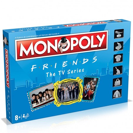 Monopoly Friends serie TV 036498 da 2 a 6 giocatori 40x5x27 cm Winning Moves