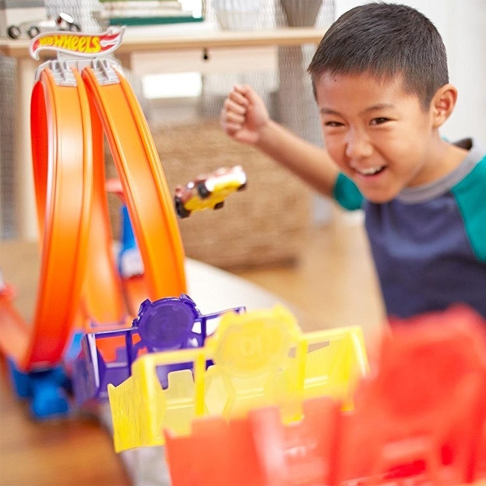 HOT WHEELS Super score speedway pista con rampa...