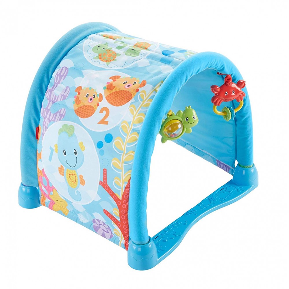 Fisher Price 2 in 1 tappetino 343007 con giochi...