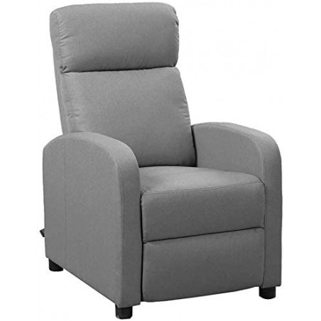 Poltrona relax INDY reclinabile con poggiapiedi estraibile 67x84xH98cm